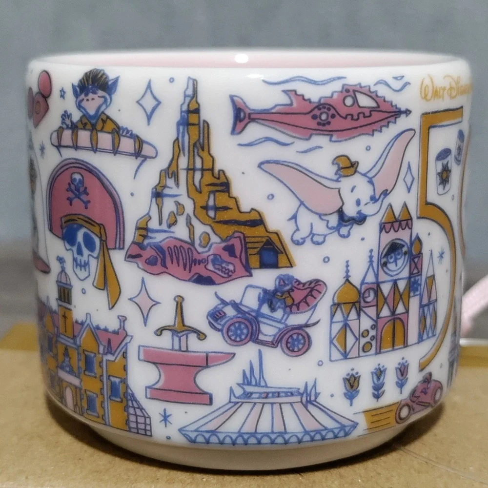 Disney 50th‎ Anniversary Been There Series Starbucks Mug Ornament Magic Kingdom